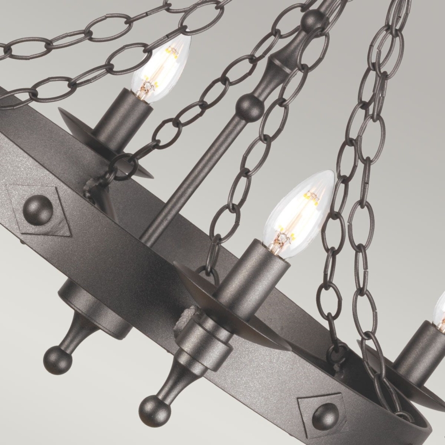 Elstead - Candeeiro suspenso WARWICK 6xE14/60W/230V
