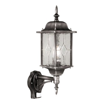 Elstead WX1-PIR - Iluminação de parede exterior com sensor WEXFORD 1xE27/100W/230V IP44