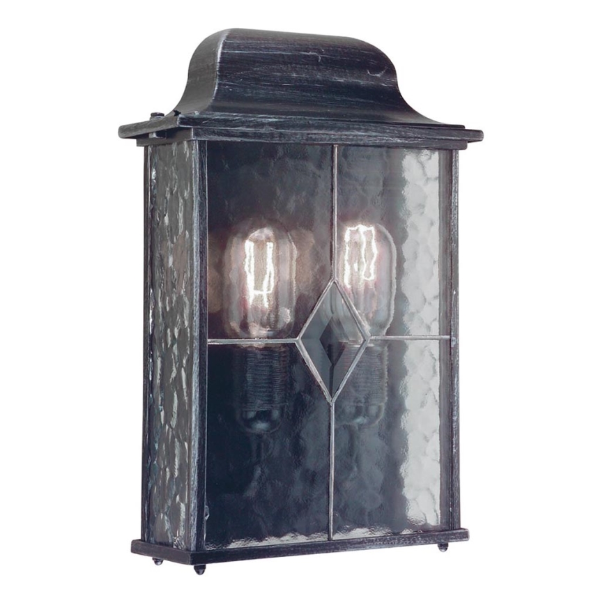 Elstead WX7 - Iluminação de parede exterior WEXFORD 2xE27/60W/230V IP23