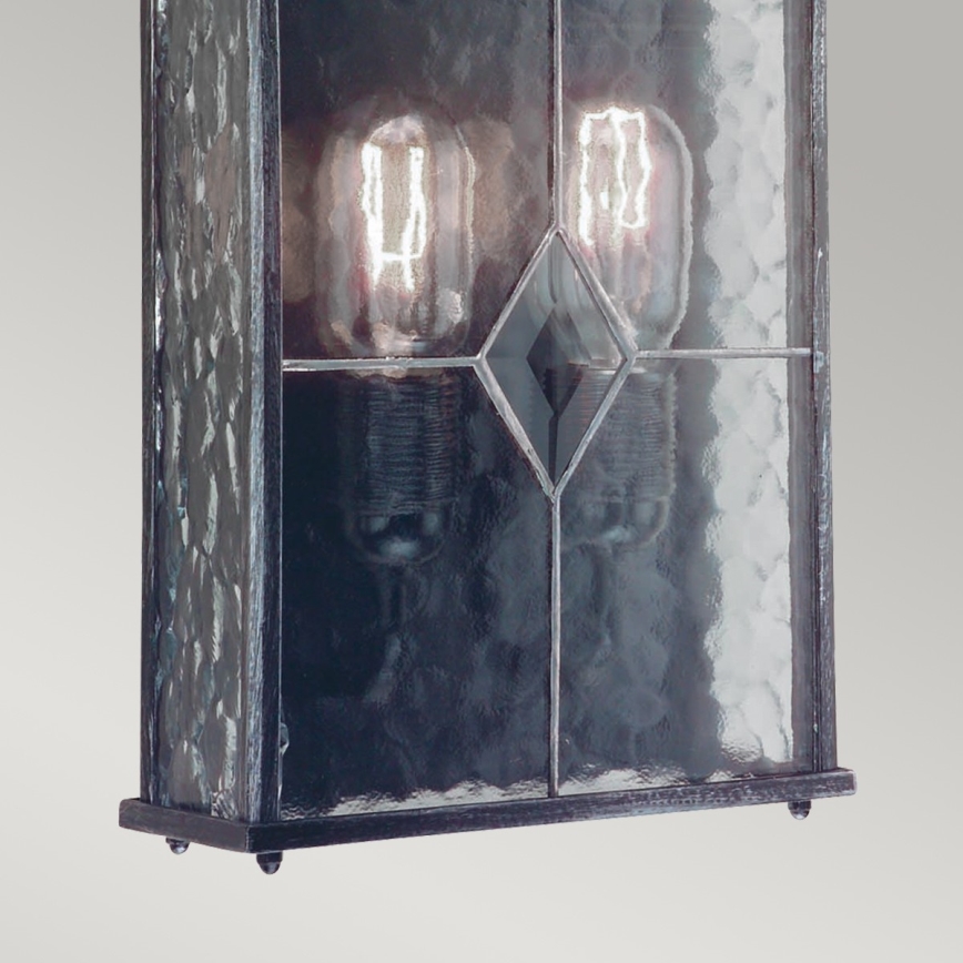 Elstead WX7 - Iluminação de parede exterior WEXFORD 2xE27/60W/230V IP23