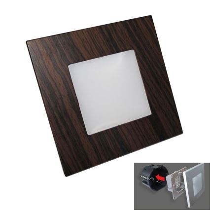 Emithor 48306 - Iluminação de orientação LED STEP LIGHT 16xLED/1W/230V