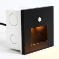 Emithor 70418 - Iluminação de escadas LED com sensor SUNNY LED/1W/230V 4000K preto