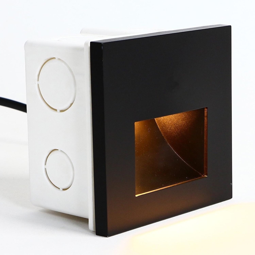 Emithor 70419 - Iluminação de escada LED SUNNY LED/1W/230V 4000K preto