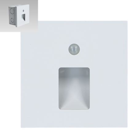 Emithor 70420 - Iluminação de escadas LED com sensor VIX LED/1W/230V 4000K branco