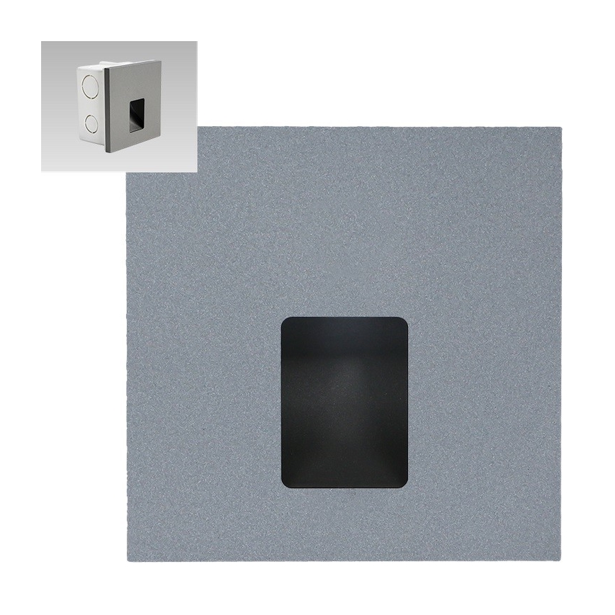 Emithor 70423 - Iluminação de escada LED VIX LED/1W/230V 4000K cinzento