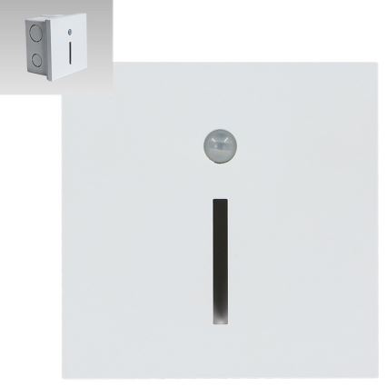 Emithor 70426 - Iluminação de escada LED com sensor LINE LED/1W/230V 4000K branco