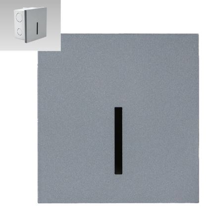 Emithor 70429 - Iluminação de escada LED LINE LED/1W/230V 4000K cinzento
