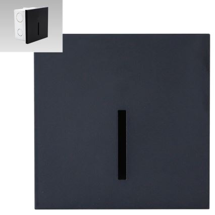 Emithor 70431 - Iluminação de escada LED LINE LED/1W/230V 4000K preto