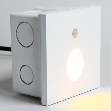 Emithor 70432 - Iluminação de escada LED com sensor OLIVE LED/1W/230V 4000K branco