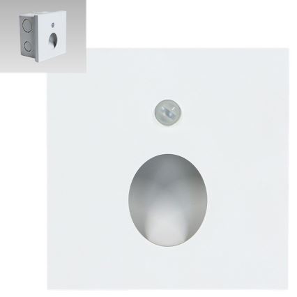 Emithor 70432 - Iluminação de escada LED com sensor OLIVE LED/1W/230V 4000K branco