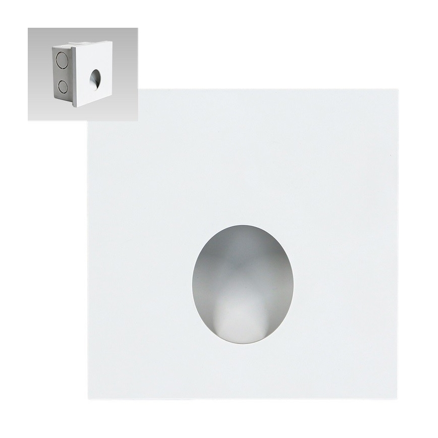Emithor 70433 - Iluminação de escada LED OLIVE LED/1W/230V 4000K branco