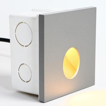 Emithor 70435 - Iluminação de escada LED OLIVE LED/1W/230V 4000K cinzento