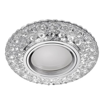 Emithor 71095 - Foco de encastrar LED ELEGANT GLASS FIX 1xGU10/50W + LED/3W STRIPE