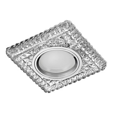 Emithor 71096 - Foco de encastrar LED ELEGANT GLASS FIX 1xGU10/50W + LED/3W STRIPE