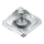 Emithor 71105 - Foco de encastrar LED ELEGANT DOUBLE LIGHT 1xGU10/50W + LED/3W STRIPE