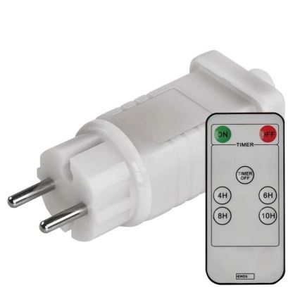 Fonte de alimentação para connection of Natal iluminações 230V IP44 + controlo remoto