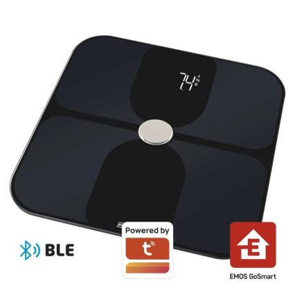 Balança pessoal inteligente GoSmart 3xAA Tuya