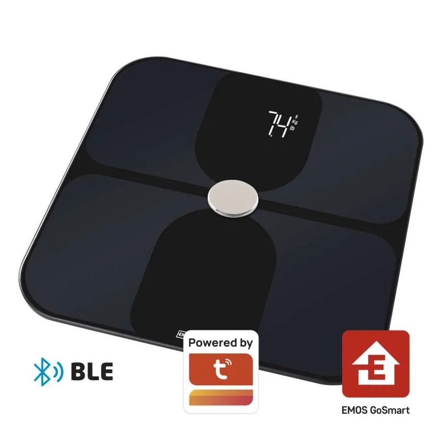 Balança pessoal inteligente GoSmart 3xAA Tuya