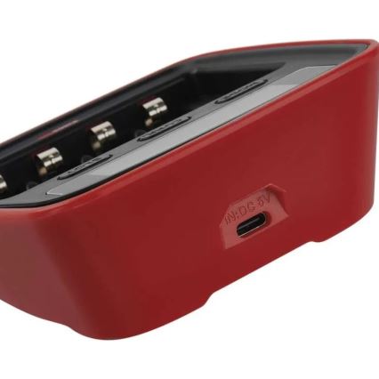 Carregador de pilhas com visor LCD 4xAA/AAA 5V