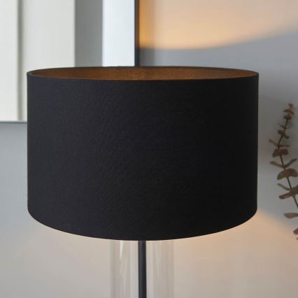 Endon 100440 - Candeeiro de mesa regulável LESSINA 1xE27/10W/230V preto