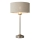 Endon 100646 - Candeeiro de mesa HIGHCLERE 1xE14/7W/230V bege/cromo mate Ø 25 cm