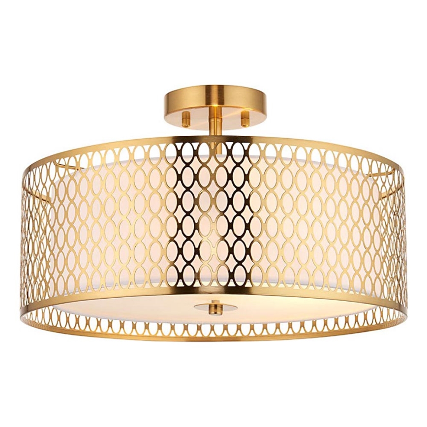 Endon 101568 - Candeeiro integrado CORDERO 3xE27/10W/230V dourado