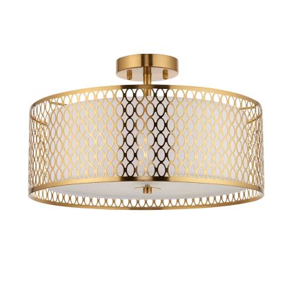 Endon 101568 - Candeeiro integrado CORDERO 3xE27/10W/230V dourado