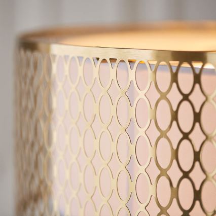 Endon 101569 - Lustre suspenso com corrente CORDERO 3xE27/10W/230V dourado