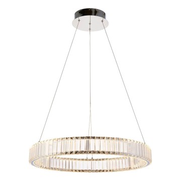 Endon 102255 - Lustre suspenso por cabo regulável por dimmer LAGUNA LED/36W/230V, acabamento cromado polido