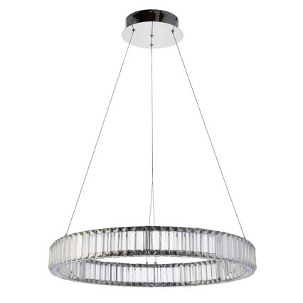 Endon 102255 - Lustre suspenso por cabo regulável por dimmer LAGUNA LED/36W/230V, acabamento cromado polido