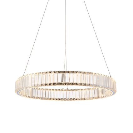 Endon 102255 - Lustre suspenso por cabo regulável por dimmer LAGUNA LED/36W/230V, acabamento cromado polido