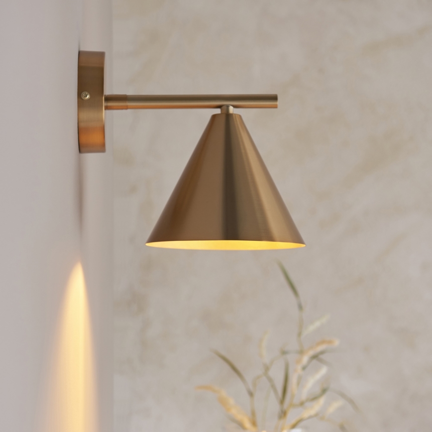 Endon 102893 - Foco de parede CAPE 1xE14/7W/230V latão