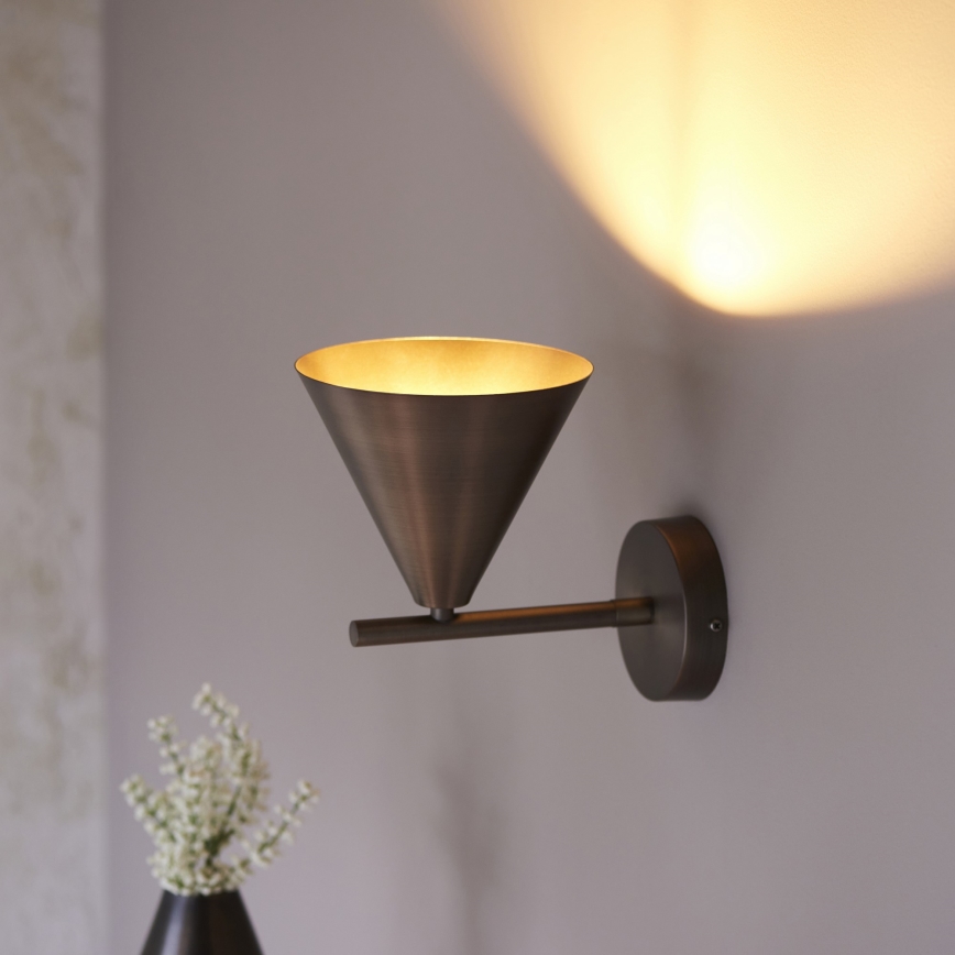 Endon 102894 - Foco de parede CAPE 1xE14/7W/230V bronze