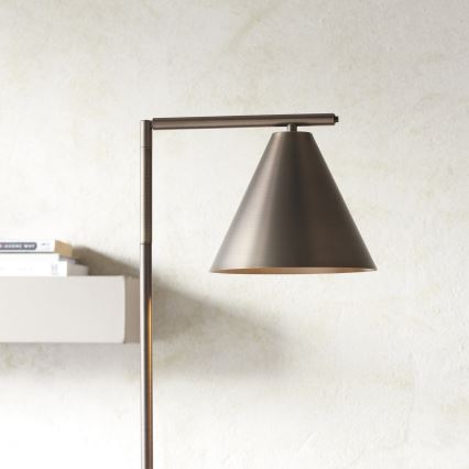 Endon 102895 - Candeeiro de chão CAPE 1xE27/10W/230V bronze