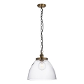 Endon 102926 - Candeeiro suspenso HANSEN 1xE27/10W/230V latão