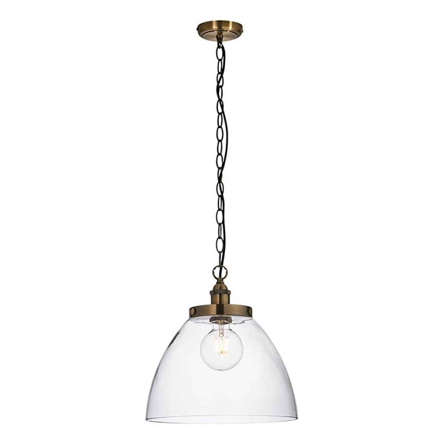 Endon 102926 - Candeeiro suspenso HANSEN 1xE27/10W/230V latão