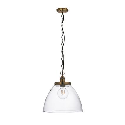 Endon 102926 - Candeeiro suspenso HANSEN 1xE27/10W/230V latão