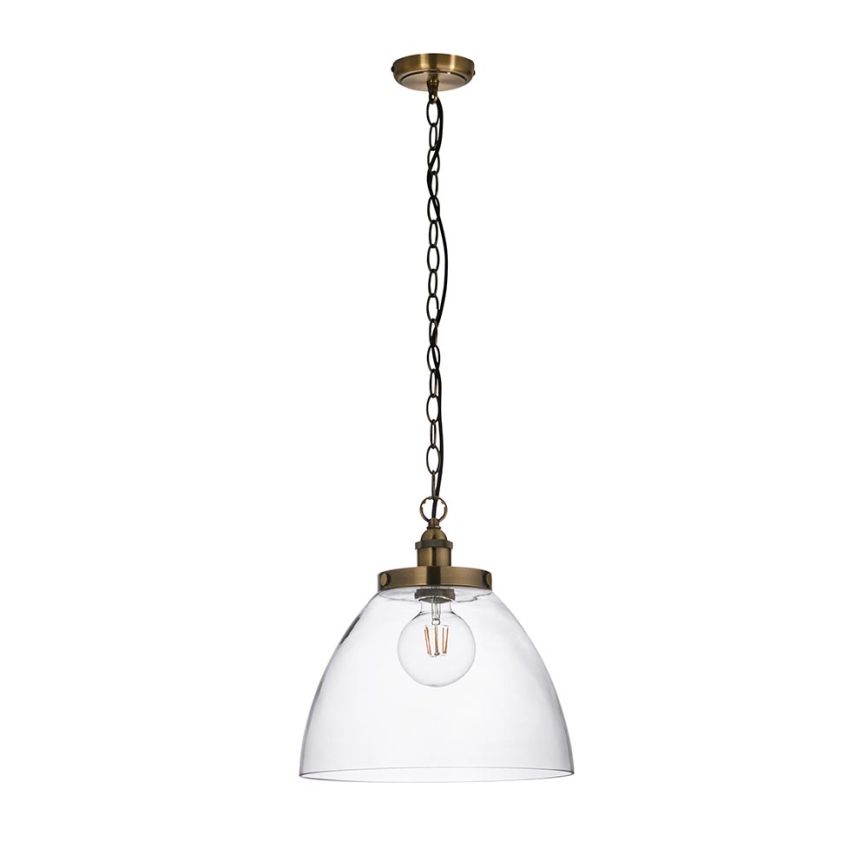 Endon 102926 - Candeeiro suspenso HANSEN 1xE27/10W/230V latão