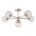 Endon 104050 - Candeeiro suspenso ALLEGRA 6xE14/7W/230V cromado brilhante/transparente