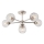 Endon 104050 - Candeeiro suspenso ALLEGRA 6xE14/7W/230V cromado brilhante/transparente