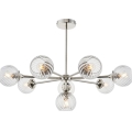 Endon 104051 - Lustre em haste ALLEGRA 8xE14/7W/230V cromado brilhante