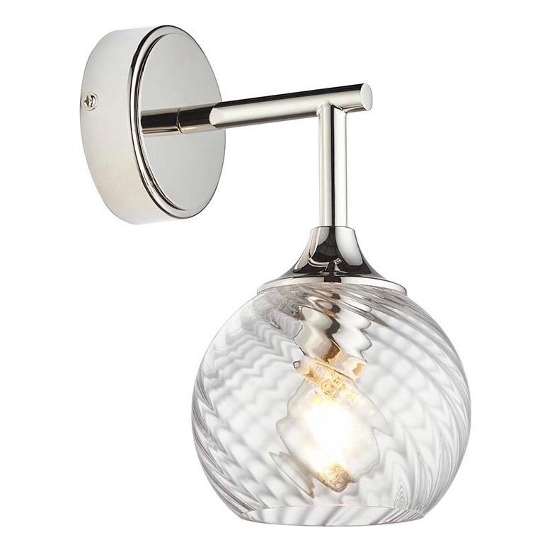 Endon 104052 - Aplique de parede ALLEGRA 1xE14/7W/230V, acabamento cromado brilhante