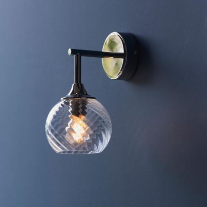 Endon 104052 - Aplique de parede ALLEGRA 1xE14/7W/230V, acabamento cromado brilhante