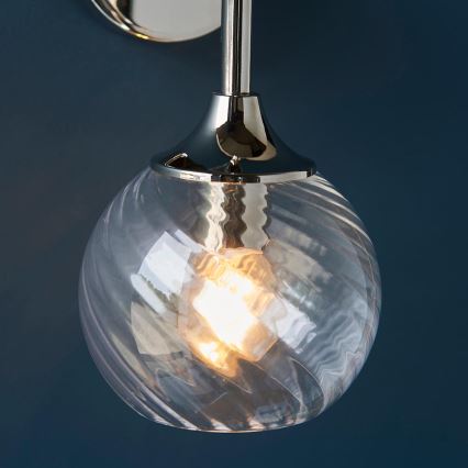 Endon 104052 - Aplique de parede ALLEGRA 1xE14/7W/230V, acabamento cromado brilhante