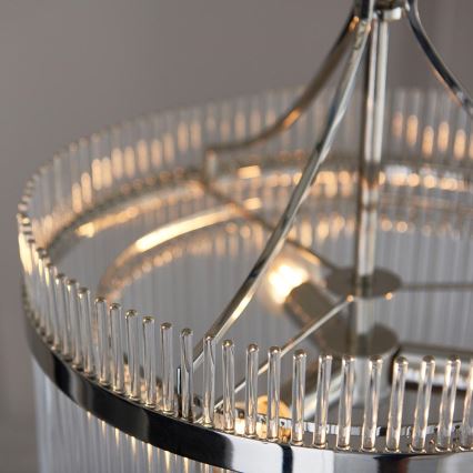 Endon 104113 - Lustre suspenso por corrente MARIETTA 3xE14/7W/230V cromado brilhante