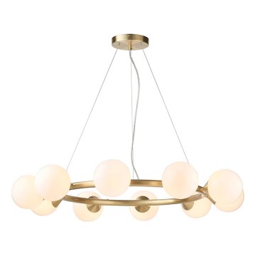 Endon 106008 - Lustre em cabo OTIS 10xG9/3W/230V dourado