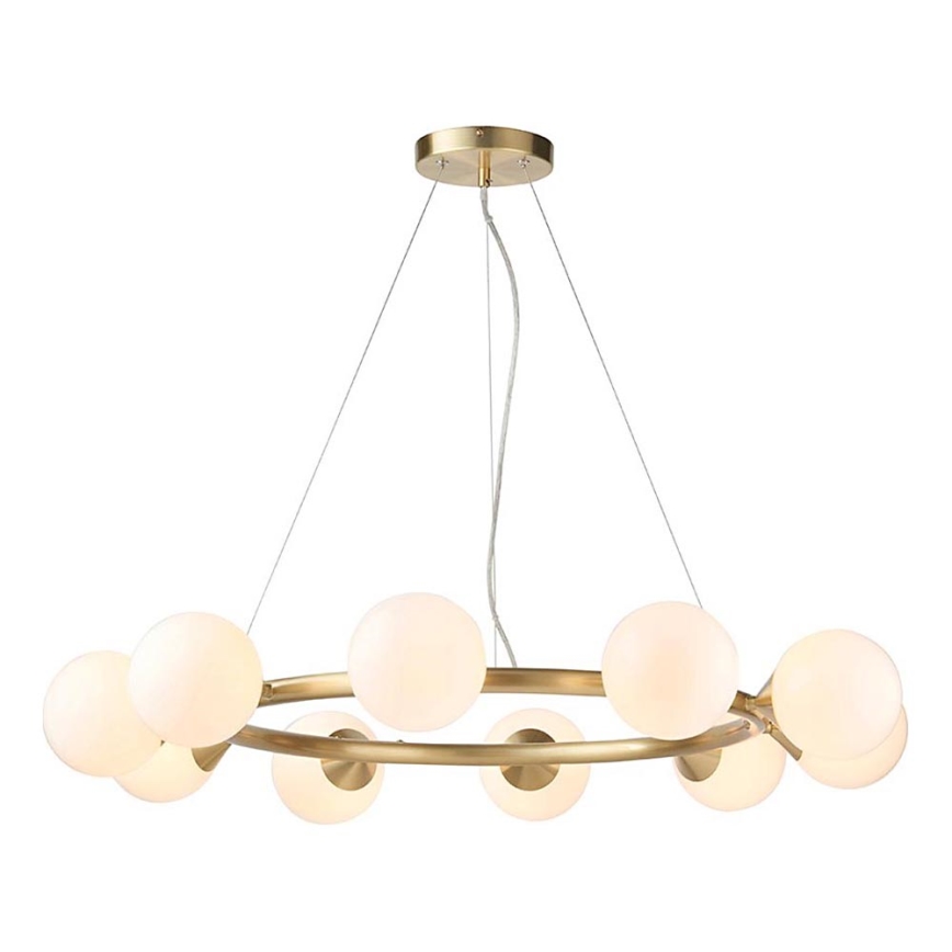 Endon 106008 - Lustre em cabo OTIS 10xG9/3W/230V dourado