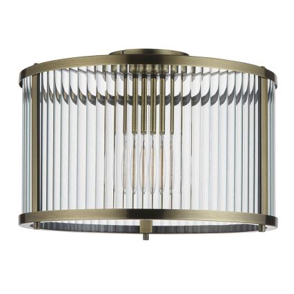 Endon 106265 - Candeeiro de teto RIDGETON 1xE27/10W/230V latão