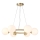 Endon 106390 - Lustre suspenso em cabo OTIS 6xG9/3W/230V dourado