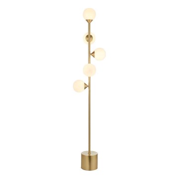Endon 106756 - Candeeiro de pé OTIS 5xG9/3W/230V dourado